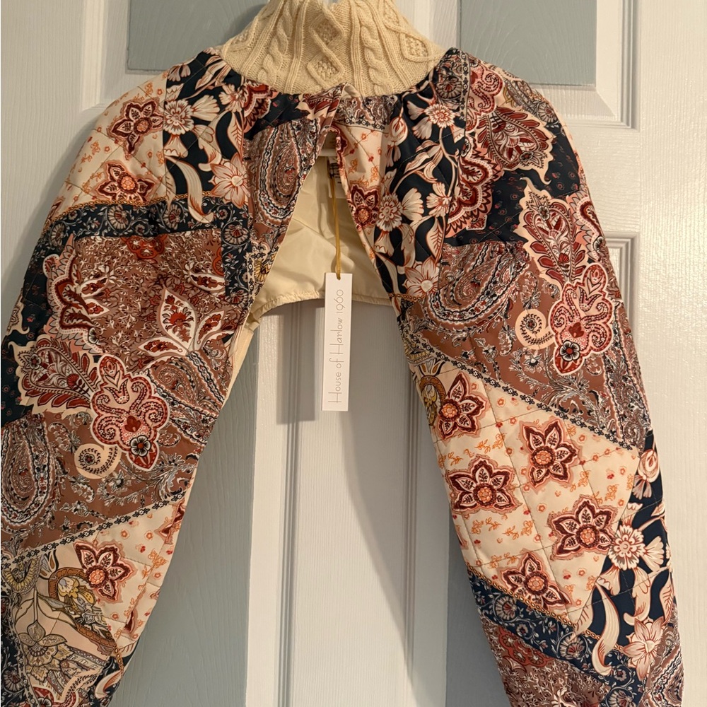 House of Harlow 1960 Quilted Shrug